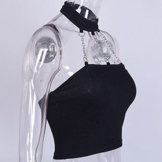 Áo Croptop Nữ Dây Xích Chain cổ
