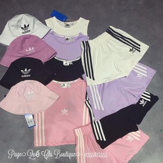 Set Áo Thun phối Quần Short Sọc
