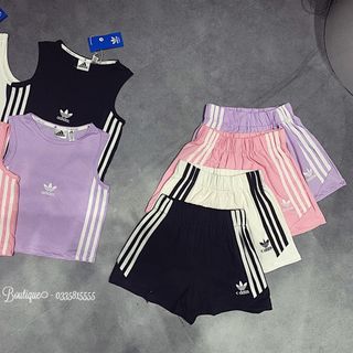 Set Áo Thun phối Quần Short Sọc