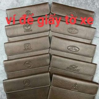 Ví đựng giấy tờ xe oto các hãng