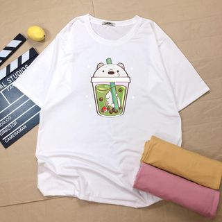 ÁO THUN NAM NỮ SỈ RẺ FORM RỘNG IN HÌNH DỄ THƯƠNG
