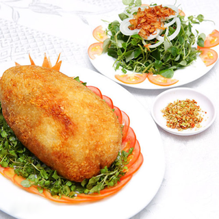 Gà bó xôi ( Nấu tiệc tại nhà)