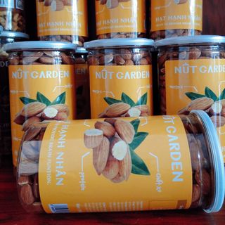 Hạt hạnh nhân tách vỏ sấy giòn Mỹ NUT GARDEN 500gr/hộp