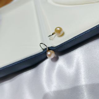 Bông tai ngọc trai gót giày (8_8.5ly