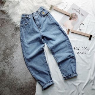 Quần BAGGY JEAN HOA CÚC NÚT ĐAI MS 2049 giá sỉ