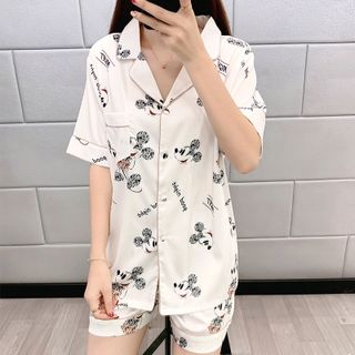 Đồ ngủ đồ đùi Mickey Lụa quảng châu cao cấp