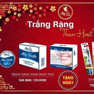 Than Hoạt tính trắng răng my smile