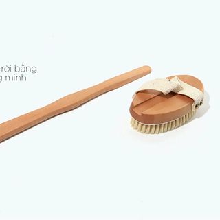 bàn chải da khô, massage cơ thể, tẩy tế bào chết