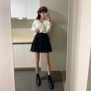 Chân Váy lưới xoè công chúa