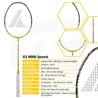 Vợt cầu lông X3 9000 SPEED