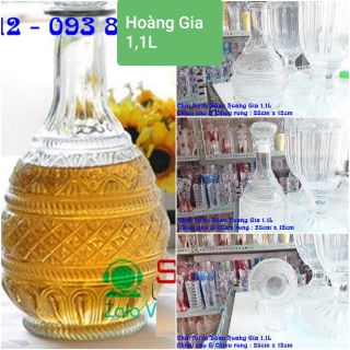 Chai thủy tinh đựng ruou 780ml đến 1100ml