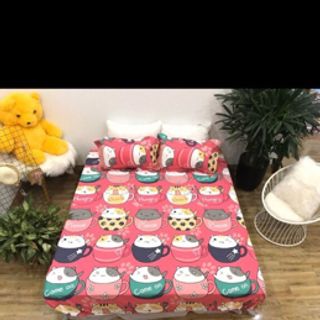 bộ chăn drap gối 5 món 2 gối nằm , gối ôm , mền & ga 1m6 x 2m giá sỉ 260k/bộ giá sỉ