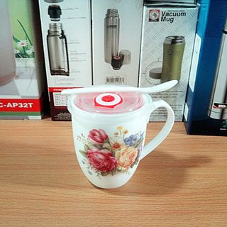 Ly sứ có nắp, Ly sứ kèm muỗng, Ca sứ có quai