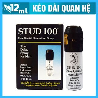 Chai xịt hỗ trợ chống xuất tinh sớm Stud 100