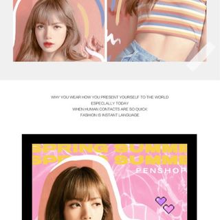 Áo Croptop bẹt vai Lisa