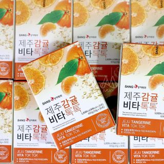 Nước Ép Quýt Giảm Cân, Đẹp Da Sanga Jeju Tangerine Vita Tok Tok 30 Gói