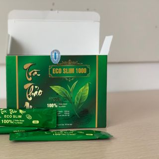 Trà giảm cân an toàn hiệu quả Eco Slim 1000 chiết xuất thiên nhiên hộp 60gr 100% giá sỉ