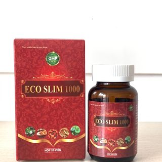 Viên uống giảm cân an toàn hiệu quả Eco Slim 1000 hộp 20 viên