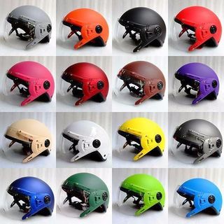 Mũ bảo hiểm nửa đầu có kính - nón bảo hiểm a33k