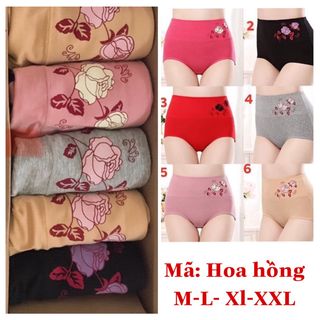 QUẦN GEN COTTON HOA HỒNG HH
