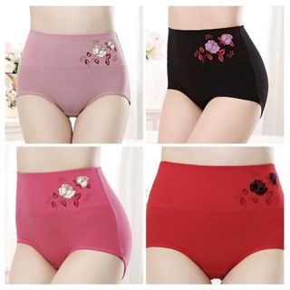 QUẦN GEN COTTON HOA HỒNG HH