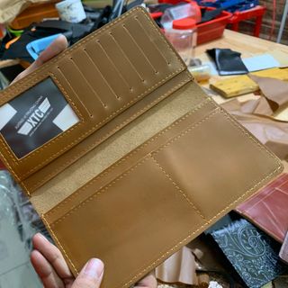 ví cầm tay unisex(100% da bò )