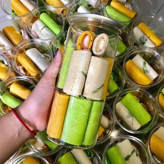 Bánh xốp kem 3 vị 16 cái )