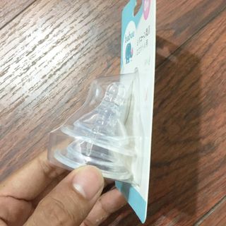 Núm ty silicon thay thế bình sữa( vỷ 2 núm)