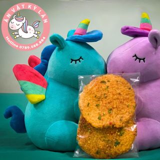 Cơm cháy mắm hành giòn rộp rộp bao bì kĩ