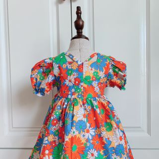 Đầm bé gái kèm tutrban đủ size 6-30kg