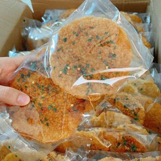 Cơm cháy mắm hành giòn rụm bao bì kĩ