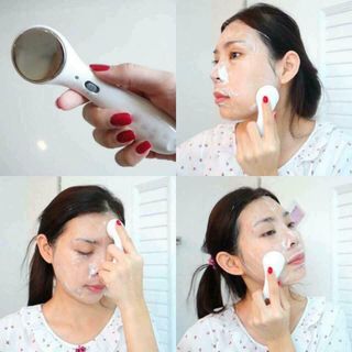 MÁY MASAGE ION cầm tay dưỡng trắng da cao cấp