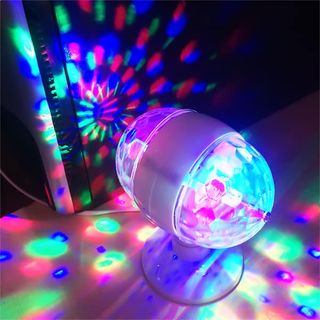 Đèn Led Vũ Trường Cầu Xoay 2 Đầu 360