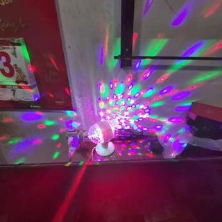 Đèn Led Vũ Trường Cầu Xoay 2 Đầu 360