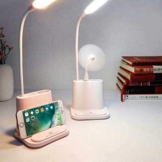 Đèn học led để bàn kèm quạt giá sỉ