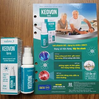 VITAMIN K2 KEOVON DẠNG XỊT NGUYÊN HỘP