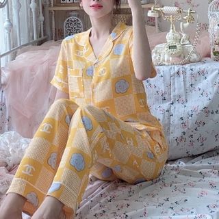 Bộ pijama chất lụa Thái cực đẹp
