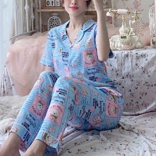 Bộ pijama chất lụa Thái cực đẹp