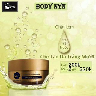 Kem Body Tinh thể nước hương nước hoa