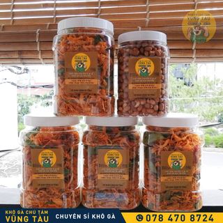 SỈ TẬN LÒ KHÔ GÀ CHÚ TÁM 500G