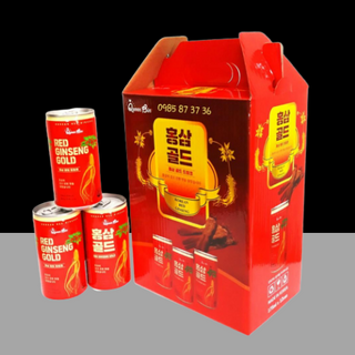 Nước hồng sâm lon Queen Bin Hàn Quốc hộp 12 lon