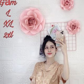 Bộ pijama lụa gấm