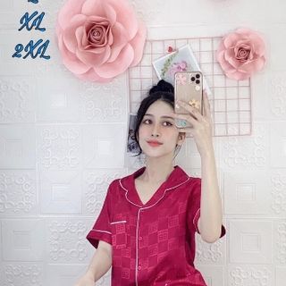 Bộ pijama lụa gấm