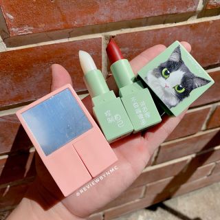 Set Son Chó Mèo Perfect Party sét 2 son kèm gương