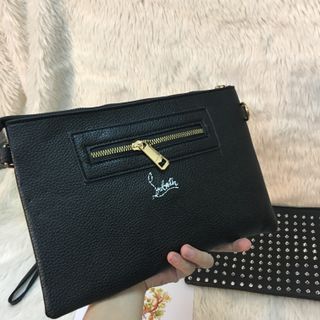 VÍ CẦM TAY - CLUCTH DA NẠM ĐINH -T39