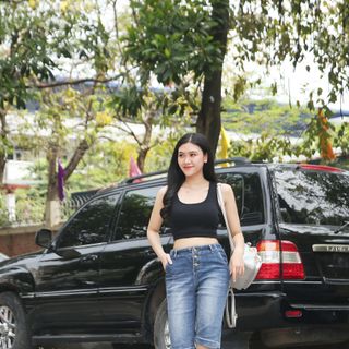 Short jean 3 cúc