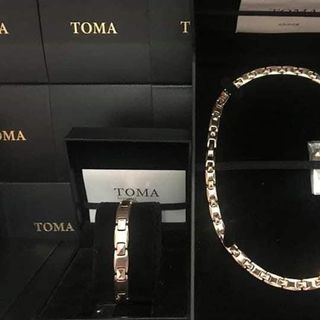 Vòng Điều Hòa Huyết Áp Toma Nhật Bản / Vòng Cổ Nam - Màu Vàng/ Bảo Hành 12 Tháng/ Sỉ Lẻ 2 Đầu Việt - Nhật