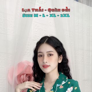 Đồ Bộ Pijama lụa quần đùi