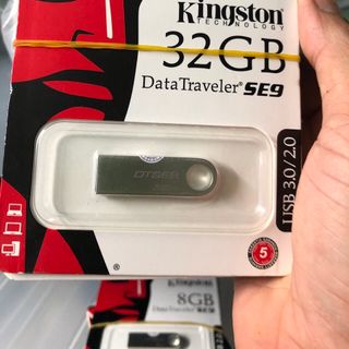 USB 32GB Kingston SE9 chống sốc chống nước, thiết kế vỏ nhôm nhỏ gọn, tốc độ ghi 15mb/s, bảo hành 12 tháng lỗi 1 đổi 1