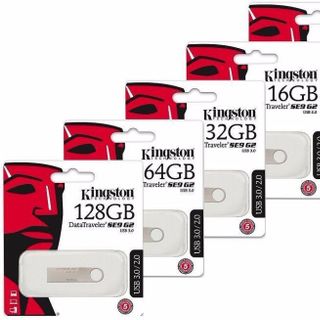 USB 32GB Kingston SE9 chống sốc chống nước, thiết kế vỏ nhôm nhỏ gọn, tốc độ ghi 15mb/s, bảo hành 12 tháng lỗi 1 đổi 1